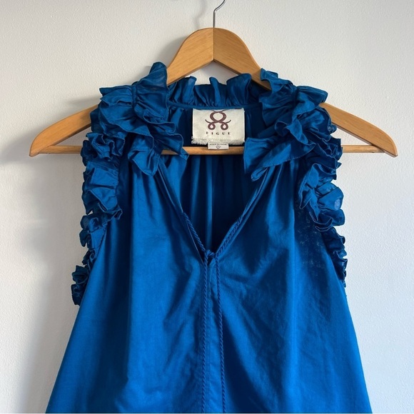 Figue Fabiana Top In Blue - Picture 4 of 15